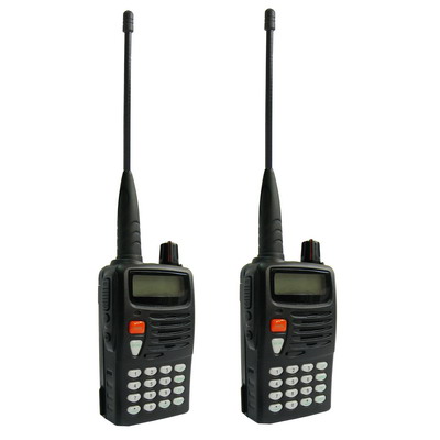 Walkie Talkie, Support 99 groups memory channel, high sensitivity radio function, Flashlight function at night, (2 pcs in one pa